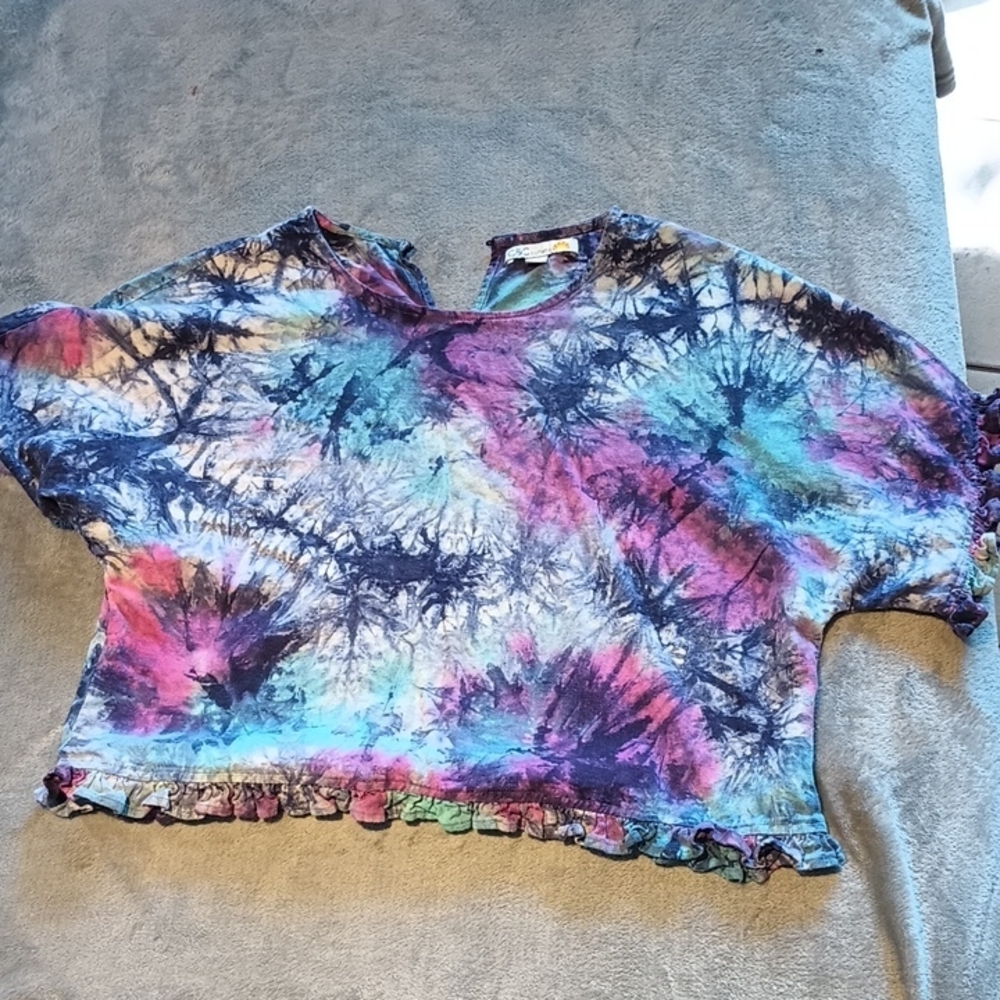 Colorful Tie-Dye Top